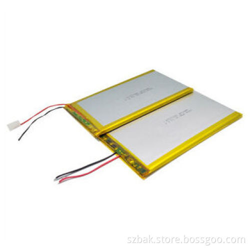 Lithium polymer battery, 3.7V, 4,000mAh for tablet PC, small portable devices